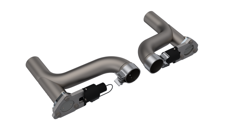 QTP 10-15 Chevrolet Camaro SS 6.2L 2.5in 304SS Aggressor Cutout Dual Mid Pipes - Exhaust Mufflers & Tips