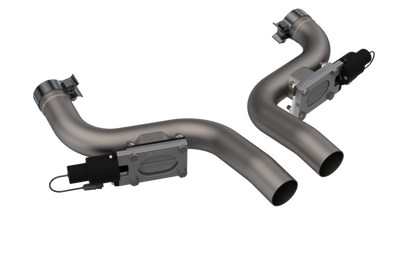 QTP 11-18 Dodge Challenger/Charger 5.7L 2.5in 304SS Aggressor Cutout Dual Mid Pipes - Exhaust Mufflers & Tips