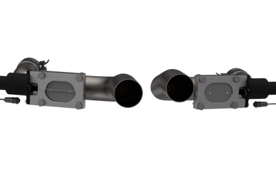 QTP 11-18 Dodge Challenger/Charger 5.7L 2.5in 304SS Aggressor Cutout Dual Mid Pipes - Exhaust Mufflers & Tips