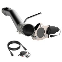 QTP 14-18 Chevrolet Silverado 1500 4.8L/5.3L EC/CC Standard Bed 3in 304SS Aggressor Cutout Mid Pipe - Exhaust Mufflers
