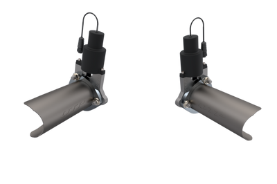 QTP 15-18 Chevrolet Camaro SS 6.2L 3.0in 304SS Aggressor Cutout Dual Mid Pipes - Exhaust Mufflers & Tips