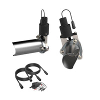 QTP 15-18 Chevrolet Camaro SS 6.2L 3.0in 304SS Aggressor Cutout Dual Mid Pipes - Exhaust Mufflers & Tips