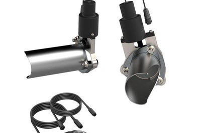 QTP 15-18 Chevrolet Camaro SS 6.2L 3.0in 304SS Aggressor Cutout Dual Mid Pipes - Exhaust Mufflers & Tips