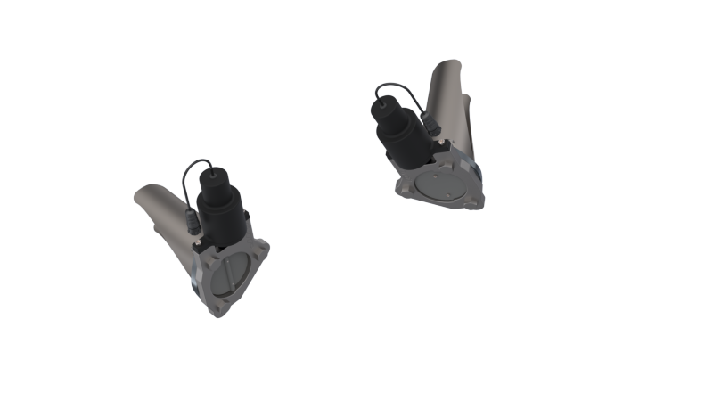 QTP 15-18 Chevrolet Camaro SS 6.2L 3.0in 304SS Aggressor Cutout Dual Mid Pipes - Exhaust Mufflers & Tips