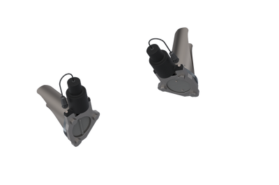 QTP 15-18 Chevrolet Camaro SS 6.2L 3.0in 304SS Aggressor Cutout Dual Mid Pipes - Exhaust Mufflers & Tips