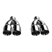 QTP 15-18 Dodge Challenger 5.7L 304SS Screamer Exhaust 3in Quad Tip Adapter - Mufflers & Tips