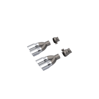 QTP 15-18 Dodge Challenger 5.7L 304SS Screamer Exhaust 3in Quad Tip Adapter - Mufflers & Tips
