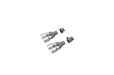 QTP 15-18 Dodge Challenger 5.7L 304SS Screamer Exhaust 3in Quad Tip Adapter - Mufflers & Tips