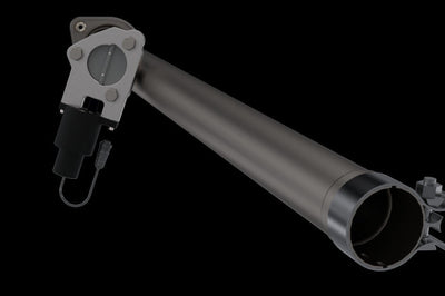 QTP 15-18 Ford F-150 CC/EC Standard Bed 2.5in 304SS Aggressor Cutout Mid Pipe - Exhaust Mufflers & Tips