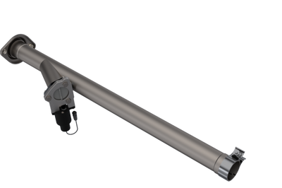 QTP 15-18 Ford F-150 CC/EC Standard Bed 2.5in 304SS Aggressor Cutout Mid Pipe - Exhaust Mufflers & Tips