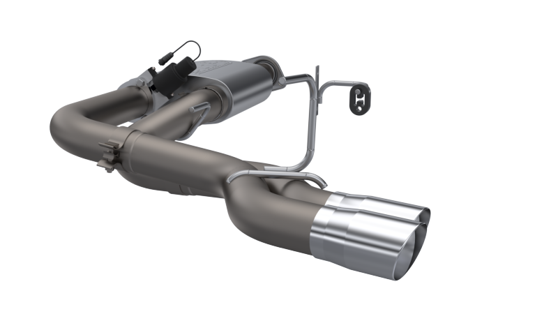 QTP 15-18 Ford F-150 CC/EC Standard Bed 304SS Screamer Cat-Back Exhaust w/3in Tips - Mufflers &