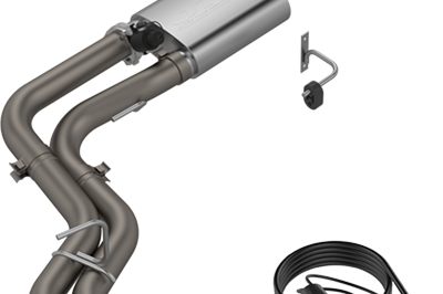 QTP 15-18 Ford F-150 CC/EC Standard Bed 304SS Screamer Cat-Back Exhaust w/3in Tips - Mufflers &