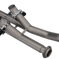 QTP 17-18 Ford Raptor EC/CC 2.5in 304SS Aggressor Cutout Dual Mid Pipes - Exhaust Mufflers & Tips