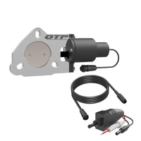 QTP 2.25in Bolt-On QTEC Electric Cutout Valve - Single - Exhaust Mufflers & Tips