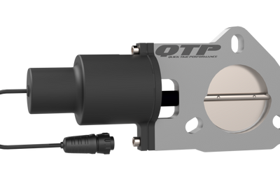 QTP 2.25in Bolt-On QTEC Electric Cutout Valve - Single - Exhaust Mufflers & Tips