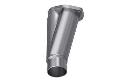 QTP 2.25in Weld-On QTEC Exhaust Cutout Y-Pipe - Mufflers & Tips