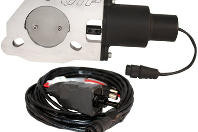 QTP 2.5in Bolt-On QTEC Electric Cutout Valve - Single - Exhaust Mufflers & Tips
