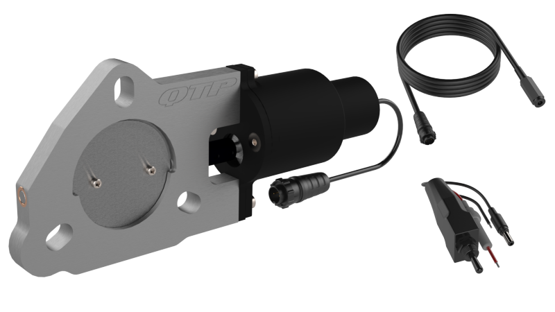 QTP 2.5in Bolt-On QTEC Electric Cutout Valve - Single - Exhaust Mufflers & Tips