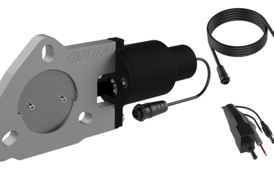 QTP 2.5in Bolt-On QTEC Electric Cutout Valve - Single - Exhaust Mufflers & Tips