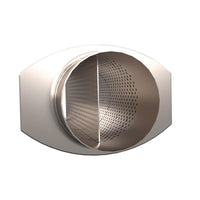 QTP 2.5in Weld-On 304SS Screamer Muffler w/Bolt-On QTEC Electric Cutout - Exhaust Mufflers & Tips