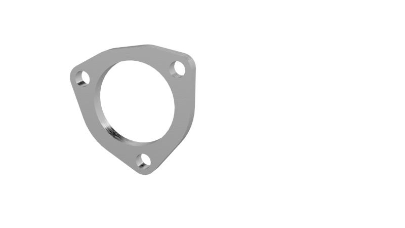 QTP 2.5in Weld-On QTEC 3 Bolt Flange - Fabrication