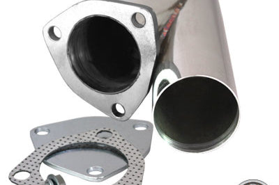 QTP 2.5in Weld-On QTEC Exhaust Cutout Y-Pipe - Mufflers & Tips