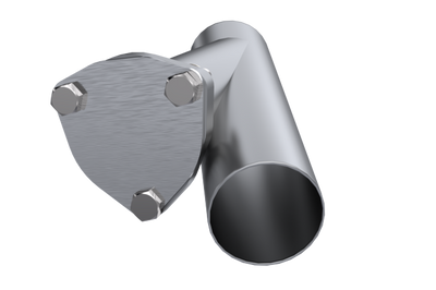 QTP 2.5in Weld-On QTEC Exhaust Cutout Y-Pipe - Mufflers & Tips