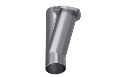 QTP 2.5in Weld-On QTEC Exhaust Cutout Y-Pipe - Mufflers & Tips