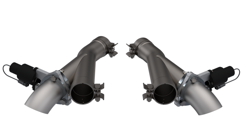 QTP 2018 + Jeep Grand Cherokee Trackhawk 2.75in 304SS Aggressor Cutout Dual Mid Pipes - Exhaust Mufflers & Tips