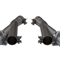 QTP 2018 + Jeep Grand Cherokee Trackhawk 2.75in 304SS Aggressor Cutout Dual Mid Pipes - Exhaust Mufflers & Tips