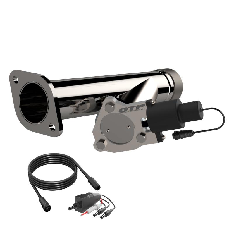 QTP 2019 Ram 1500 3in 304SS Aggressor Cutout Mid Pipe - Exhaust Mufflers & Tips