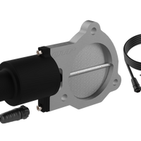 QTP 3.5in Bolt-On QTEC Electric Cutout Valve - Single - Exhaust Mufflers & Tips