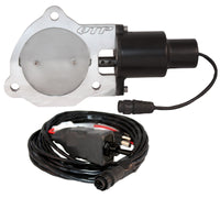 QTP 3.5in Bolt-On QTEC Electric Cutout Valve - Single - Exhaust Mufflers & Tips