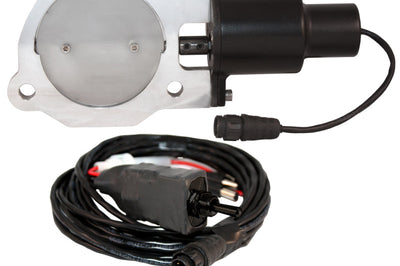 QTP 3.5in Bolt-On QTEC Electric Cutout Valve - Single - Exhaust Mufflers & Tips