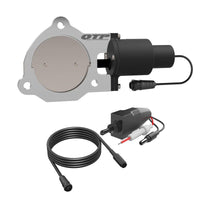 QTP 3.5in Bolt-On QTEC Electric Cutout Valve - Single - Exhaust Mufflers & Tips