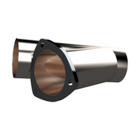 QTP 3.5in Weld-On QTEC Exhaust Cutout Y-Pipe - Mufflers & Tips