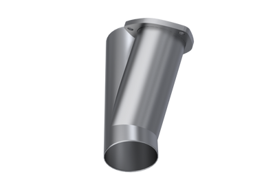 QTP 3.5in Weld-On QTEC Exhaust Cutout Y-Pipe - Mufflers & Tips