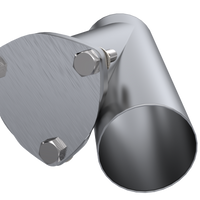 QTP 3.5in Weld-On QTEC Exhaust Cutout Y-Pipe - Mufflers & Tips