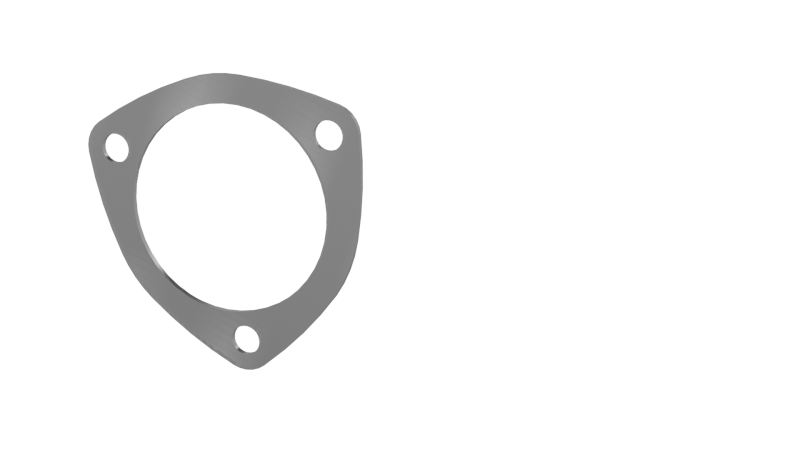 QTP 3in Bolt-On QTEC 3 Bolt Gasket - Exhaust Mufflers & Tips