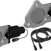 QTP 3in Bolt-On QTEC Dual Electric Cutout Valves - Pair - Exhaust Mufflers & Tips
