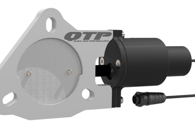 QTP 3in Bolt-On QTEC Electric Cutout Valve - Single - Exhaust Mufflers & Tips