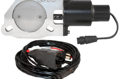QTP 3in Bolt-On QTEC Electric Cutout Valve - Single - Exhaust Mufflers & Tips
