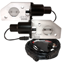 QTP 3in Bolt-On QTEC Electric Cutout Valve - Single - Exhaust Mufflers & Tips