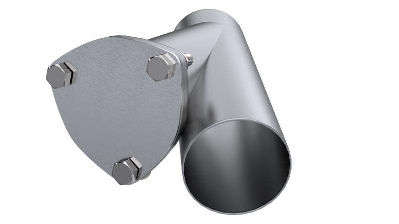 QTP 3in Weld-On QTEC Exhaust Cutout Y-Pipe - Mufflers & Tips