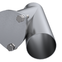 QTP 3in Weld-On QTEC Exhaust Cutout Y-Pipe - Mufflers & Tips
