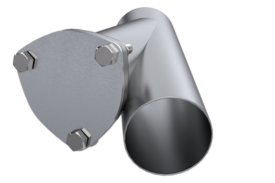 QTP 3in Weld-On QTEC Exhaust Cutout Y-Pipe - Mufflers & Tips
