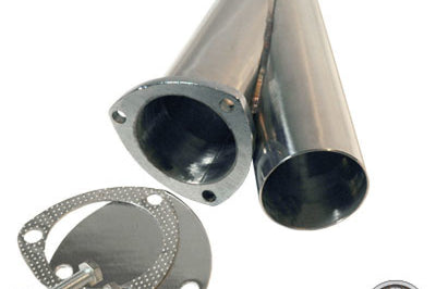 QTP 3in Weld-On QTEC Exhaust Cutout Y-Pipe - Mufflers & Tips