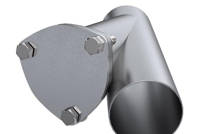 QTP 3in Weld-On QTEC Exhaust Cutout Y-Pipe - Mufflers & Tips