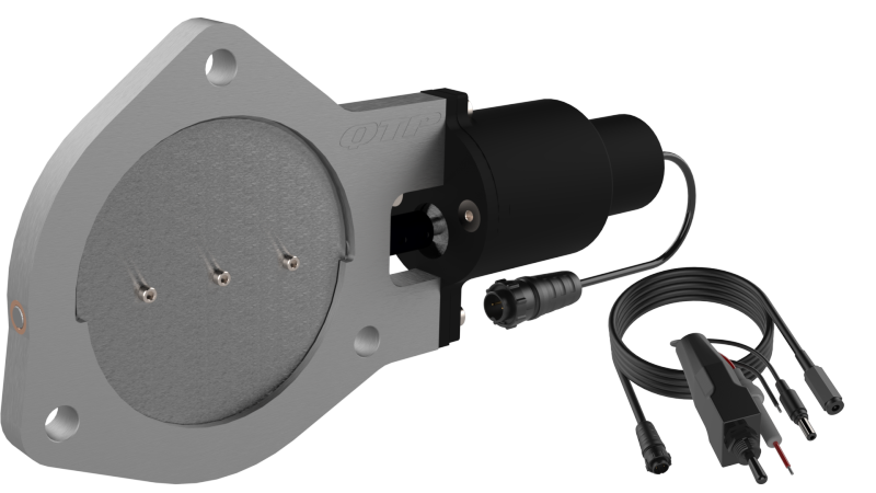 QTP 4in Bolt-On QTEC Electric Cutout Valve - Single - Exhaust Mufflers & Tips