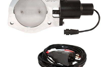QTP 4in Bolt-On QTEC Electric Cutout Valve - Single - Exhaust Mufflers & Tips